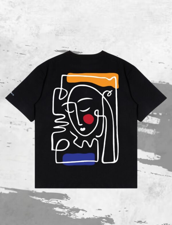 ALOARO HEAVY COTTON OVERSIZED TEE ART DEISGN PC