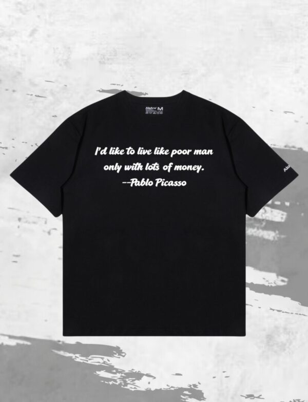 ALOARO HEAVY COTTON OVERSIZED TEE ART DEISGN PC