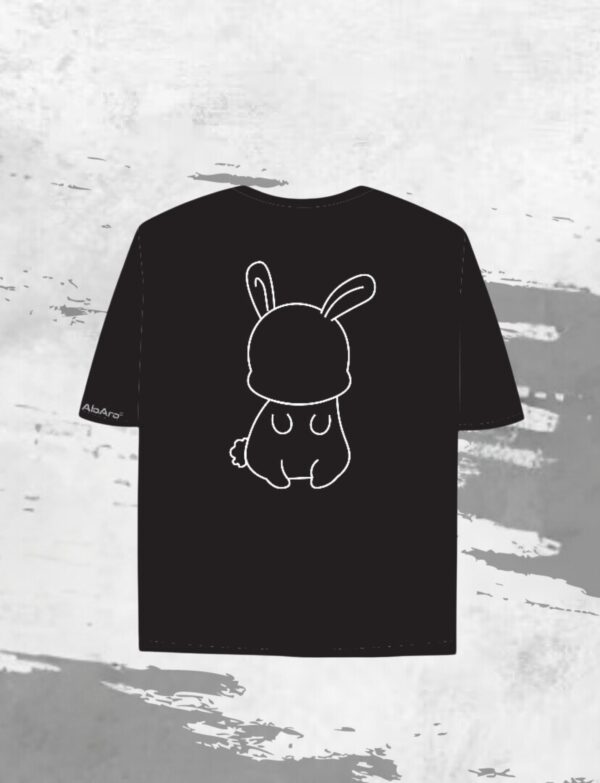 ALOARO HEAVY COTTON OVERSIZED TEE PAW DEISGN A
