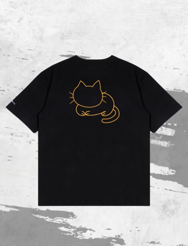 ALOARO HEAVY COTTON OVERSIZED TEE PAW DEISGN C