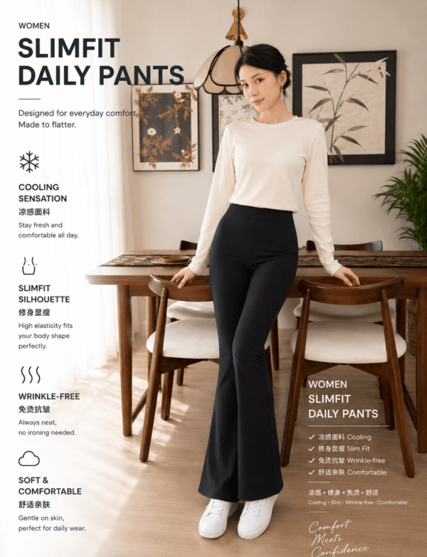 AloAro Women’s SlimFit Daily Pants